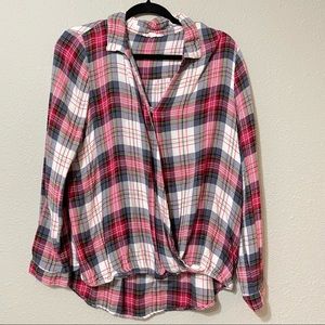 Anthropologie BeachLunchLounge Faux Wrap Blouse